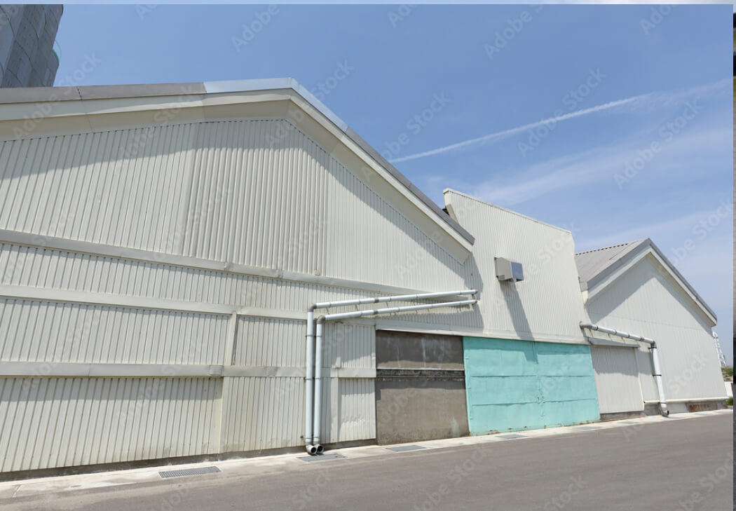 SE構法で建てられた倉庫・工場
