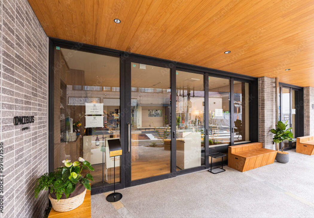 SE構法で建てられた店舗